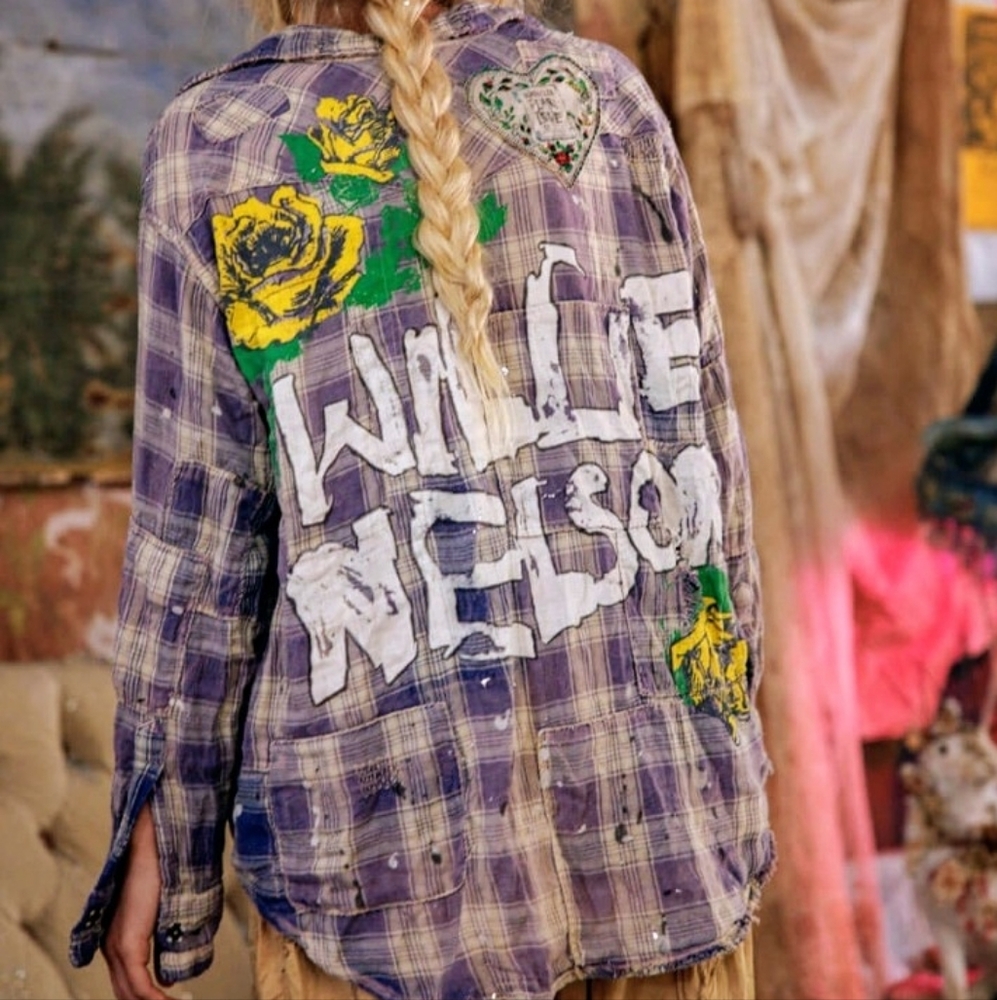 Magnolia Pearl Willie Nelson Flannel Workshort